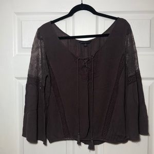 Purple Boho top